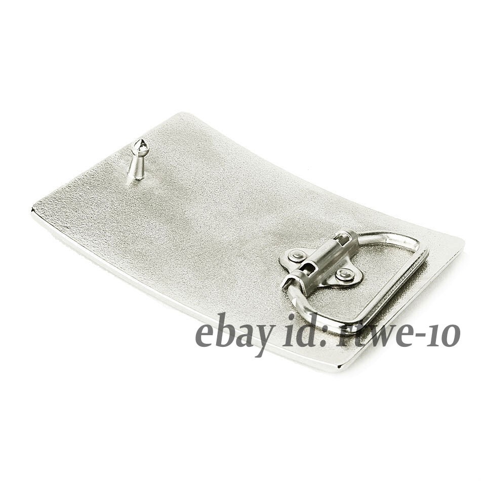 Vintage Men Belt Buckle Western Cowboy Zinc-alloy Ace Spades Fashion ​Rock Style