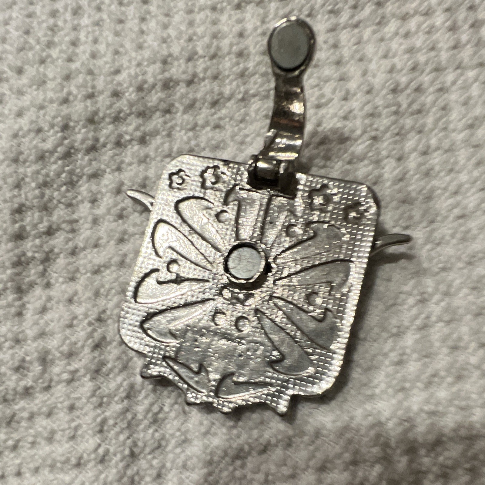 Western Silver Tone Metal Bull Head with Star Accents necklace accessories