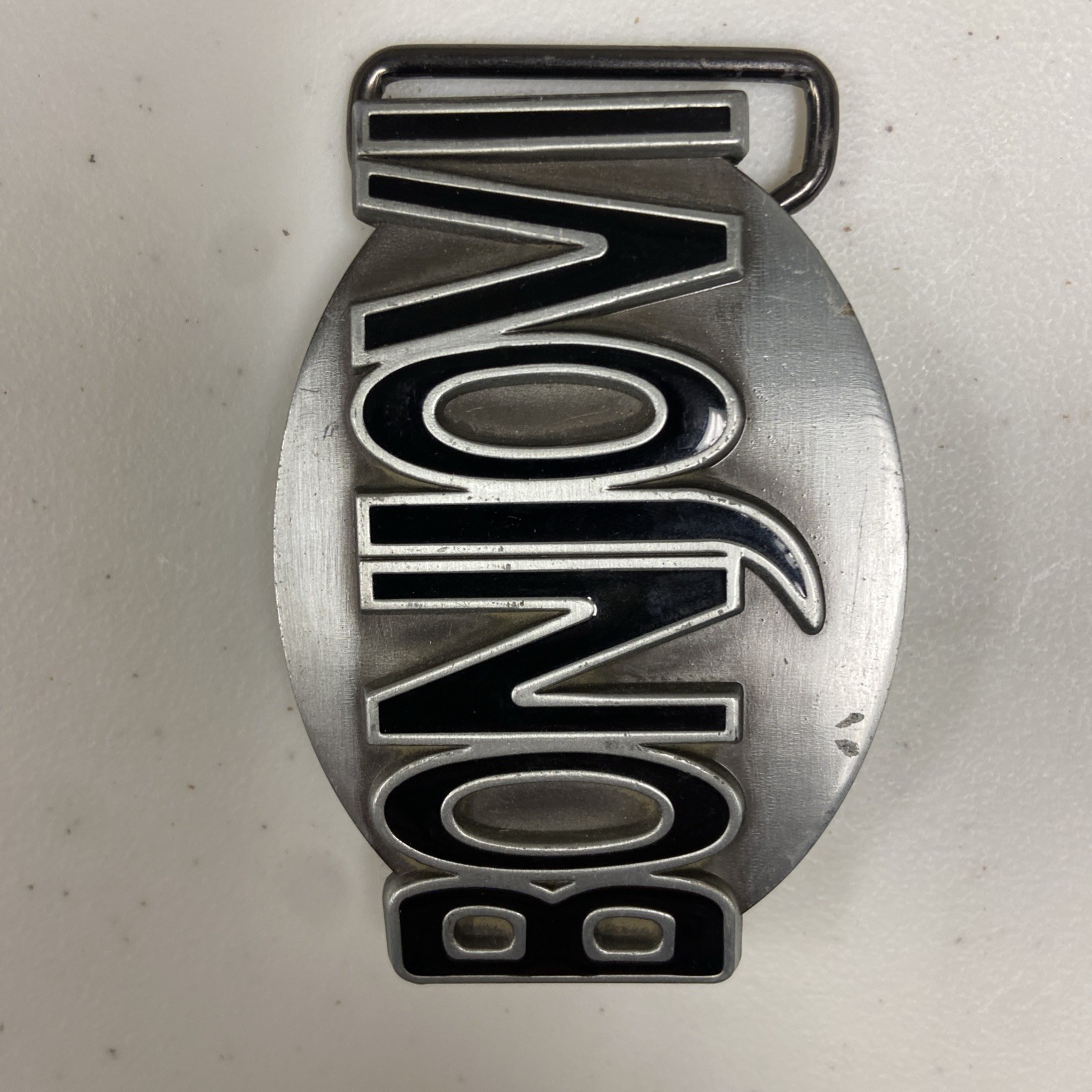Bon Jovi Rock Music Band Arched Metal Belt Buckle for 1 1/2&Prime; Belt 3 1/2×2 3/8&Prime;