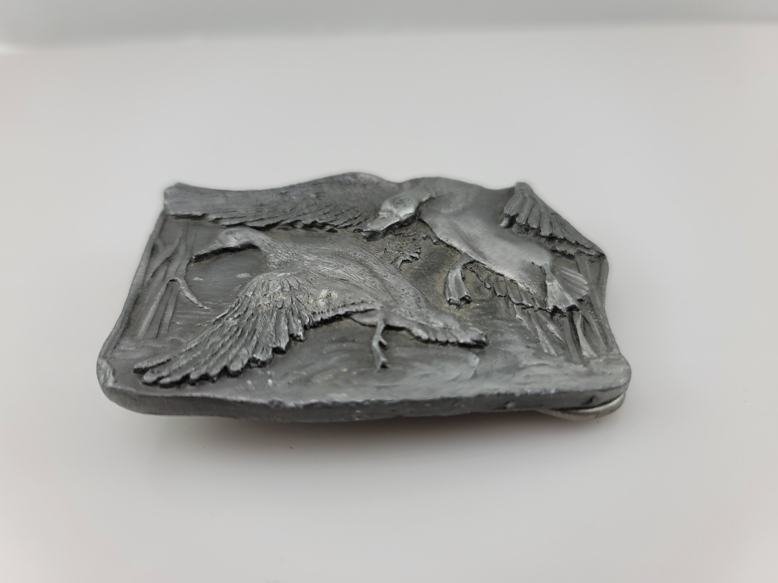 Flying Ducks Bergamot Brass Works Belt Buckle Z-144