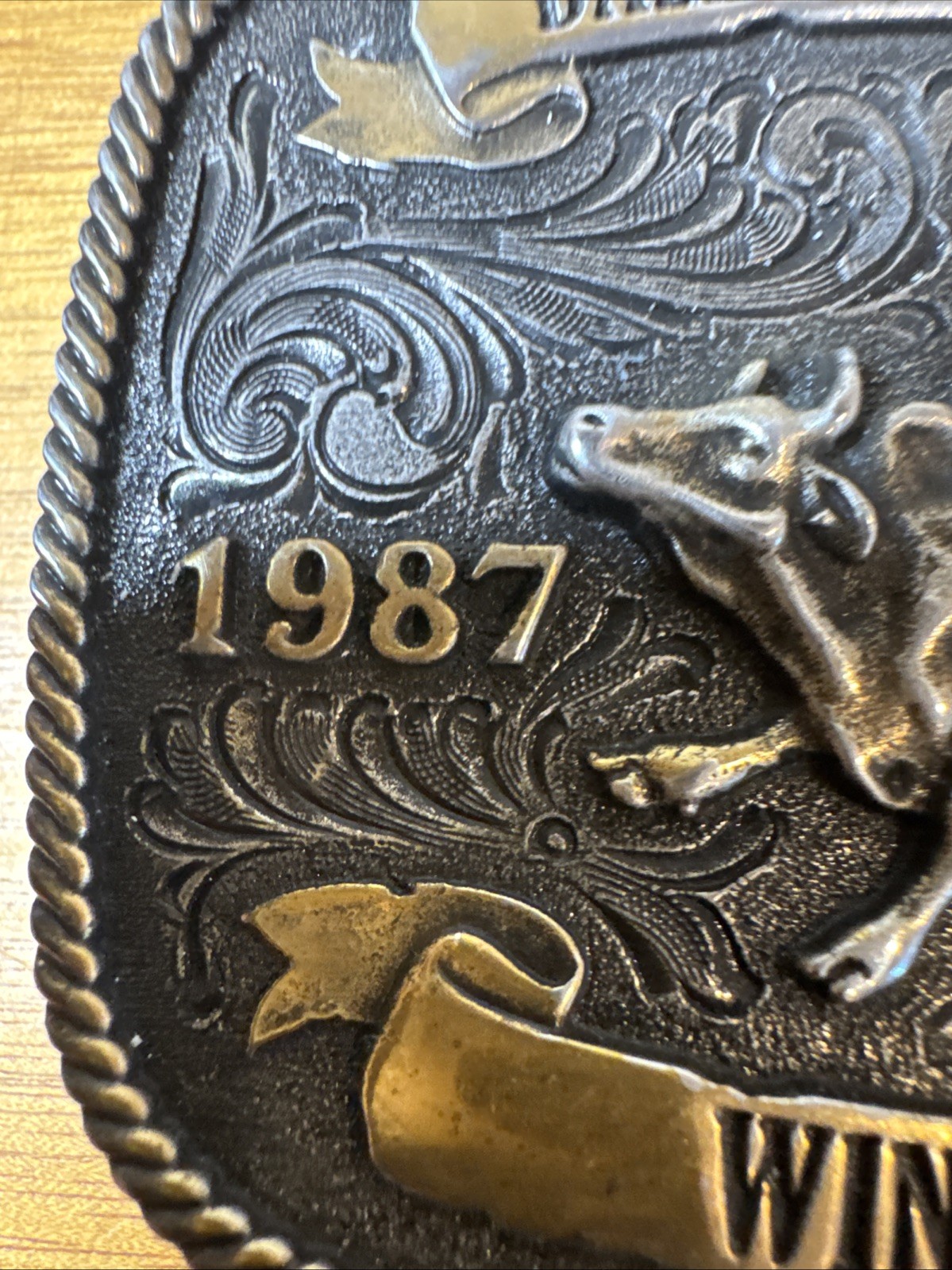 Montana Silversmiths Unisex Dale Brisby 1987 Trophy Belt Buckle A801DB