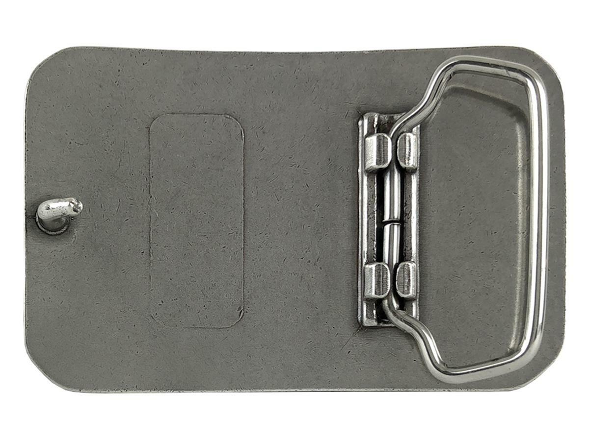 Antique Silver Bronco Rider Cowboy Belt Buckle Fits 1-1/2&Prime;(38mm) Wide Belt