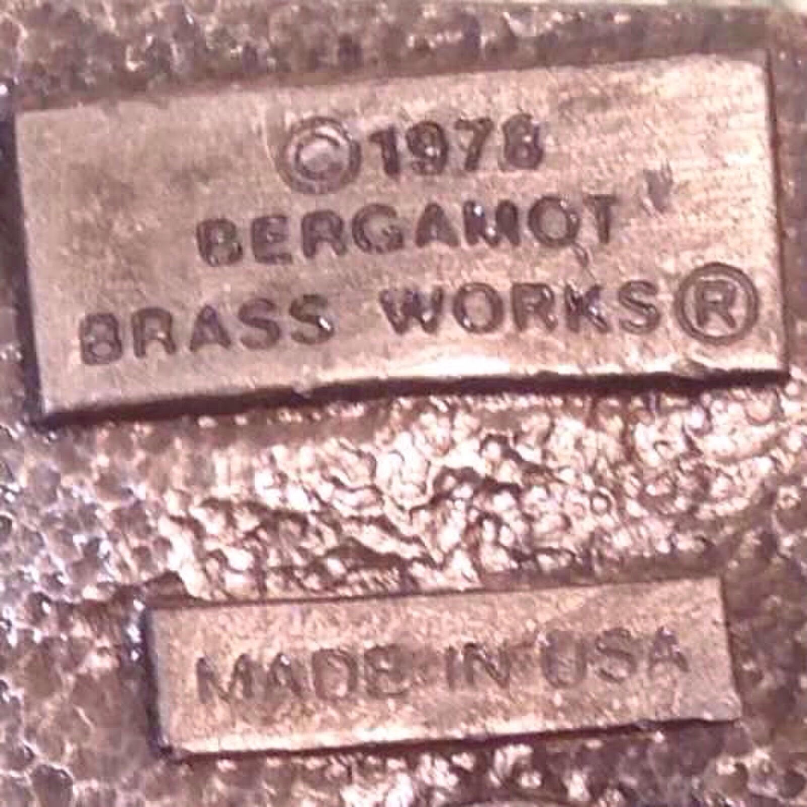 1978 Bergamot Brass Works Firetruck Ladder Truck Fireman Metal Belt Buckle Fire
