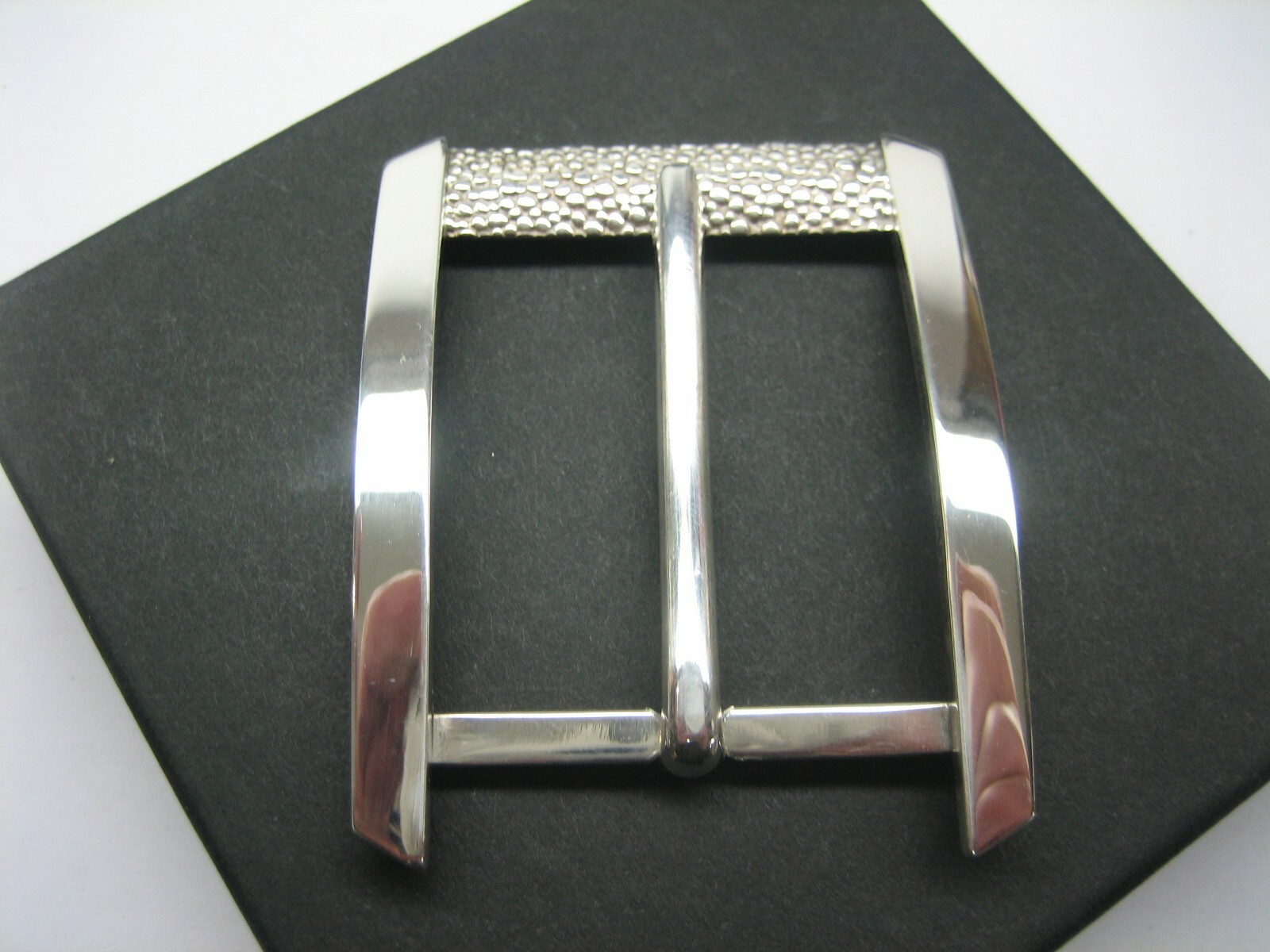STERLING SILVER 925 BUCKLE AVAILABLE FOR 1&Prime; 1-1/8&Prime; 1-1/4&Prime; 1-3/8&Prime; 1-1/2&Prime; BELTS