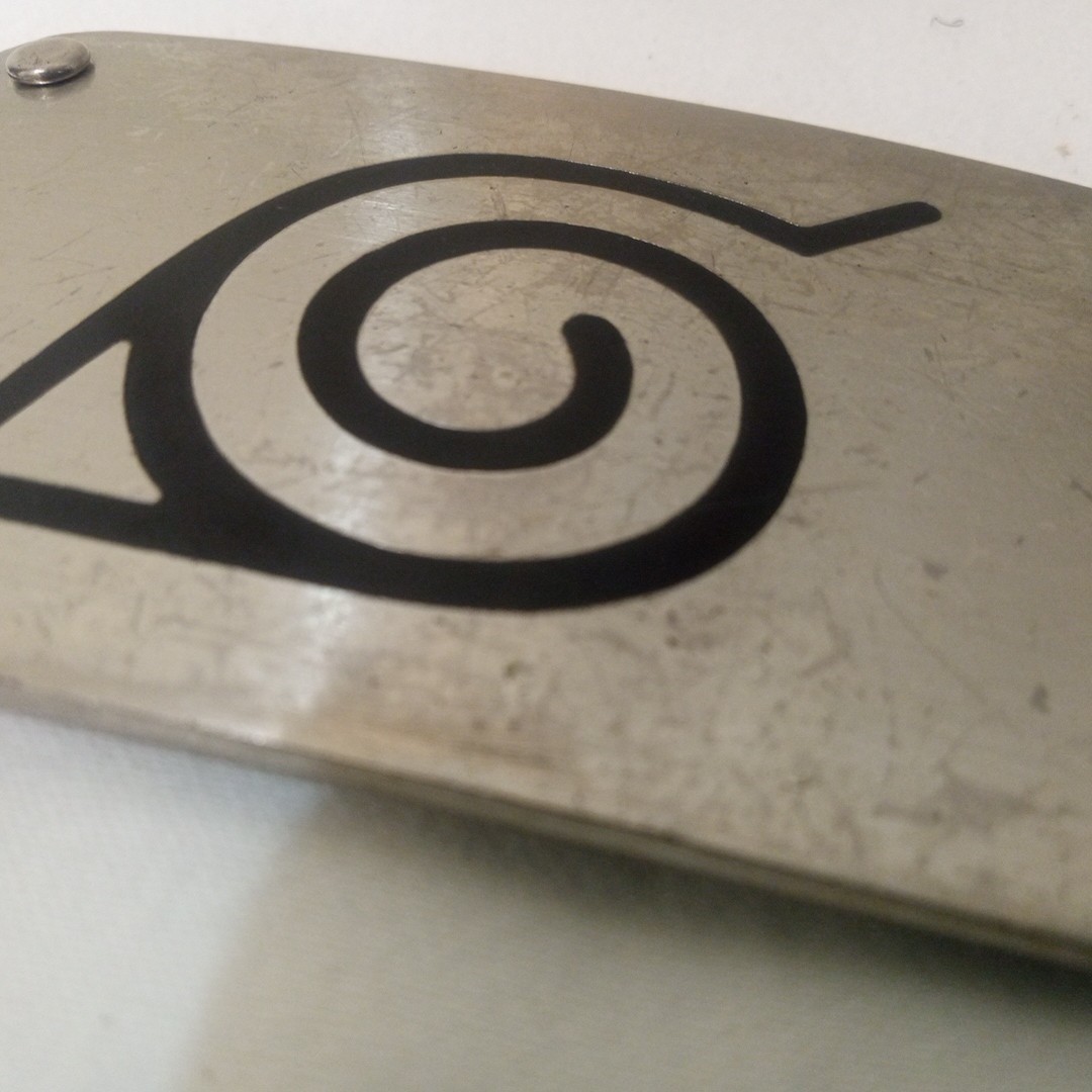 Naruto Uzumaki Belt Chrome buckle 2002 Masashi Kishimoto