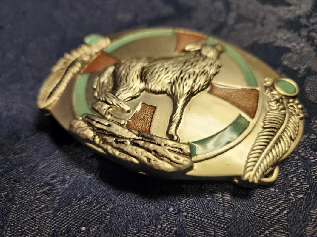 Wolf Belt Buckle