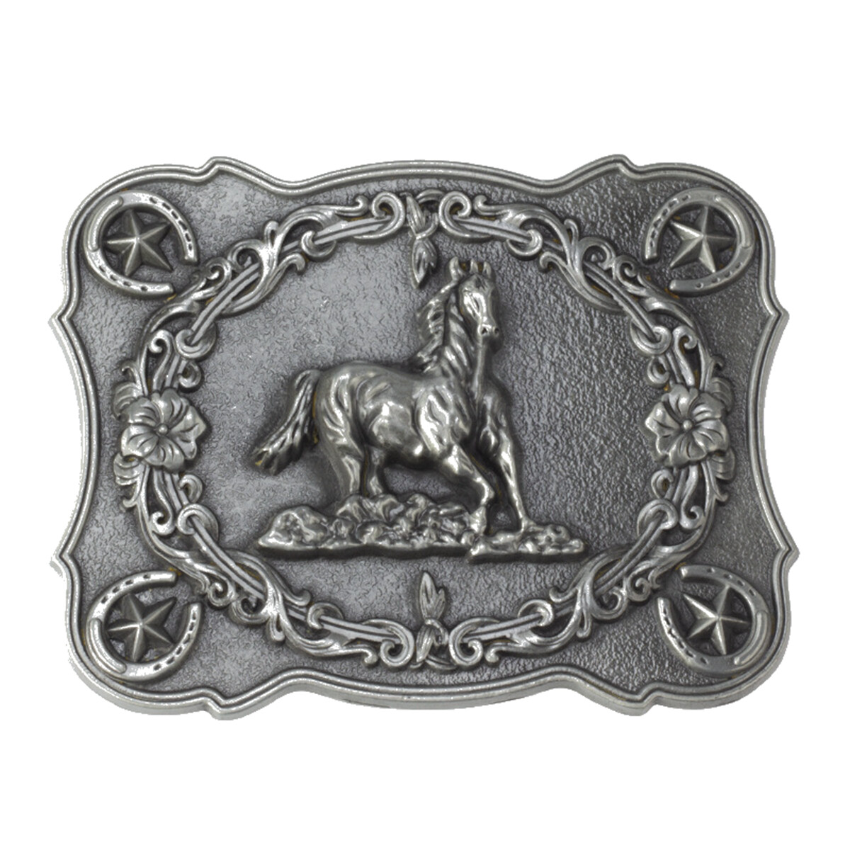 Horse Belt Buckle Western Cowboy Cowgirl Native American Motorcyclist (HRS-15-S)