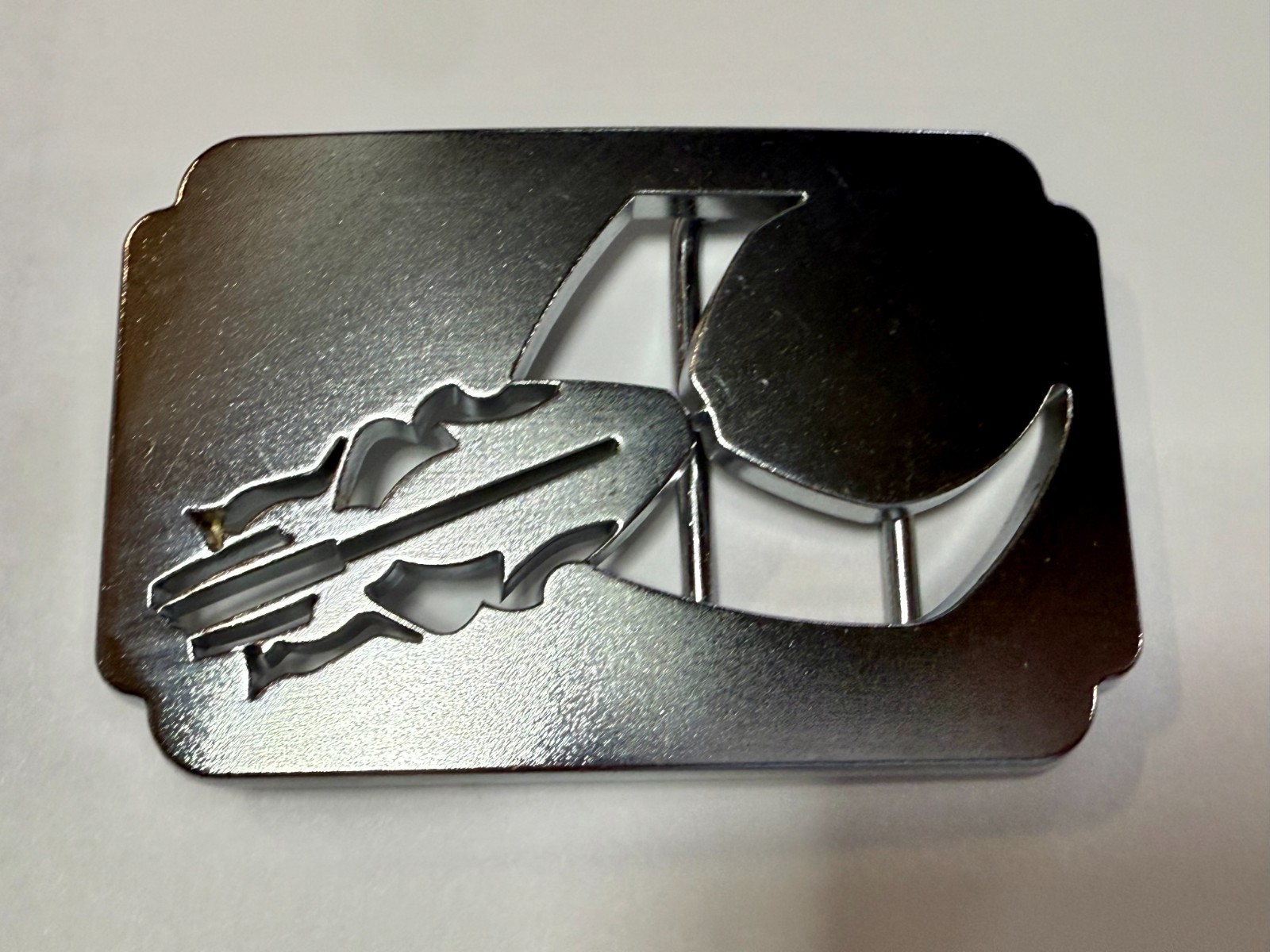Native American Tribal Style Pattern Openwork Silver Color Belt Buckle