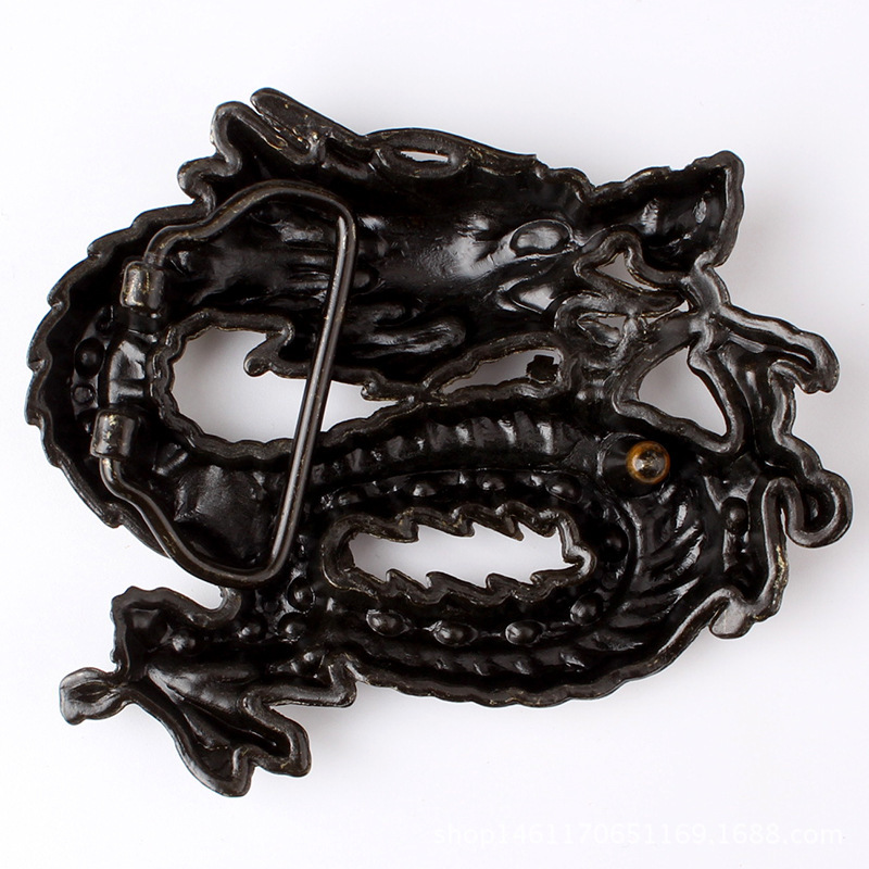 Dragon Men&rsquo;s Belt Buckle Western Cowboy Native American (DRGN-01)