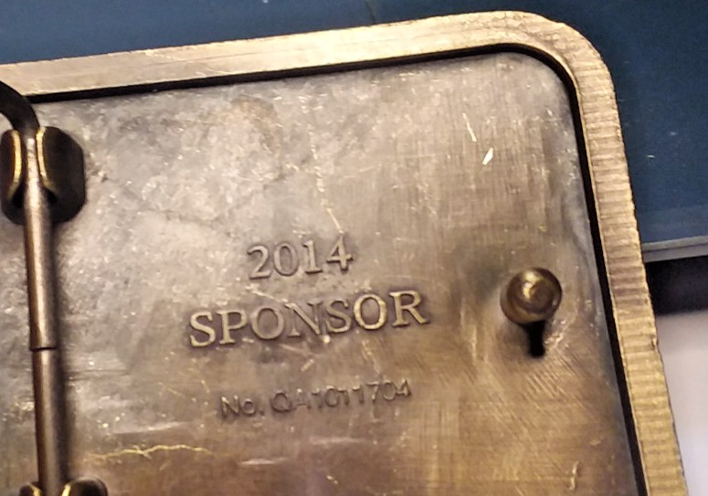 2014 Sponsor  » Freedom Isn&rsquo;t Free » Belt Buckle 3 1/8&Prime;x 2 1/8&Prime; 04-01-2026