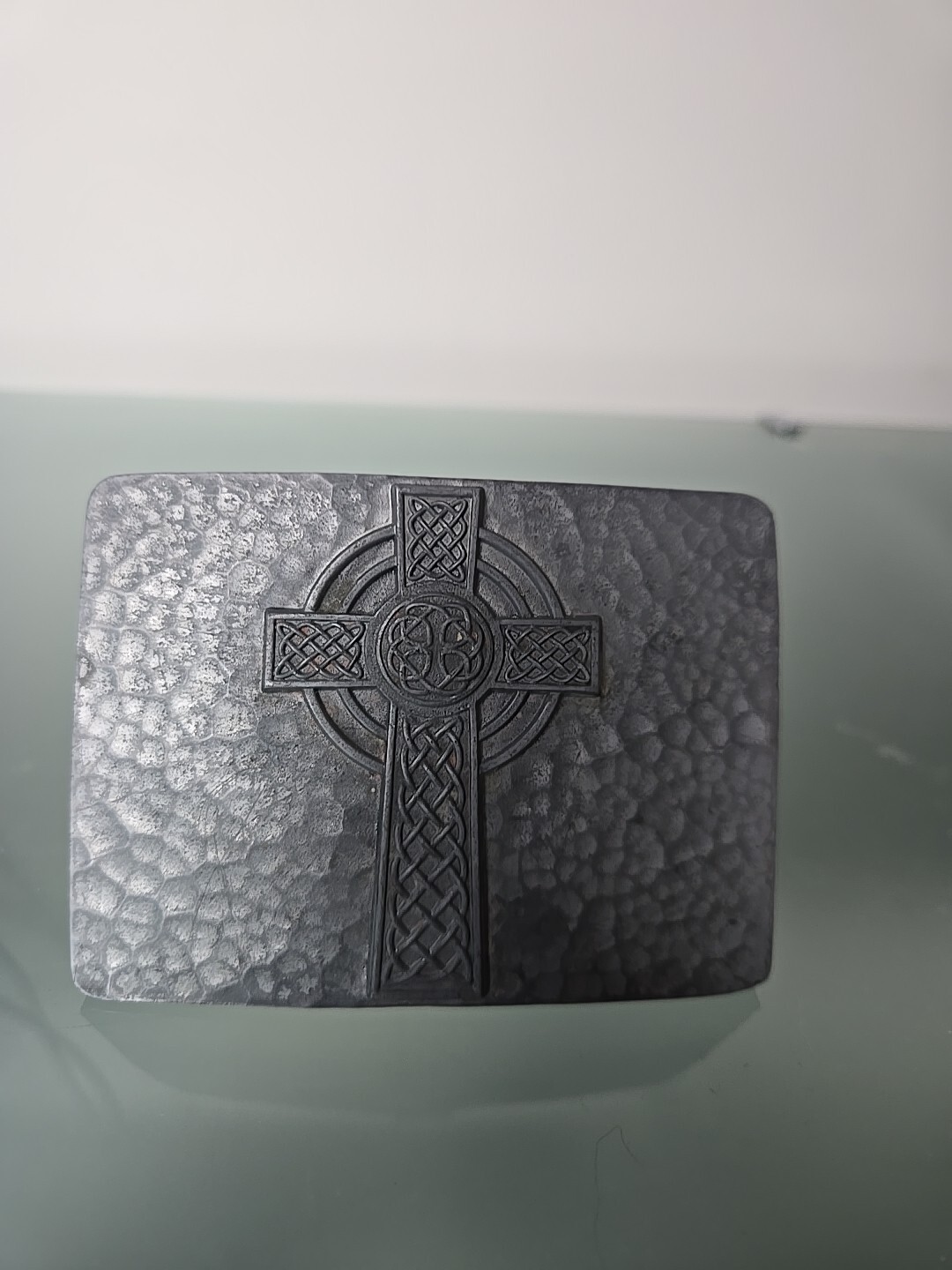 Great American Products 4806 Cross Celtics 2006 Pewter Belt Buckle Jesus
