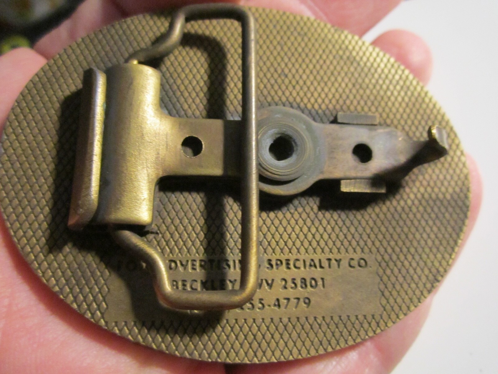 1983 AMHERST COAL COMPANY SAFE WORKER AWARD BELT BUCKLE BBA-7