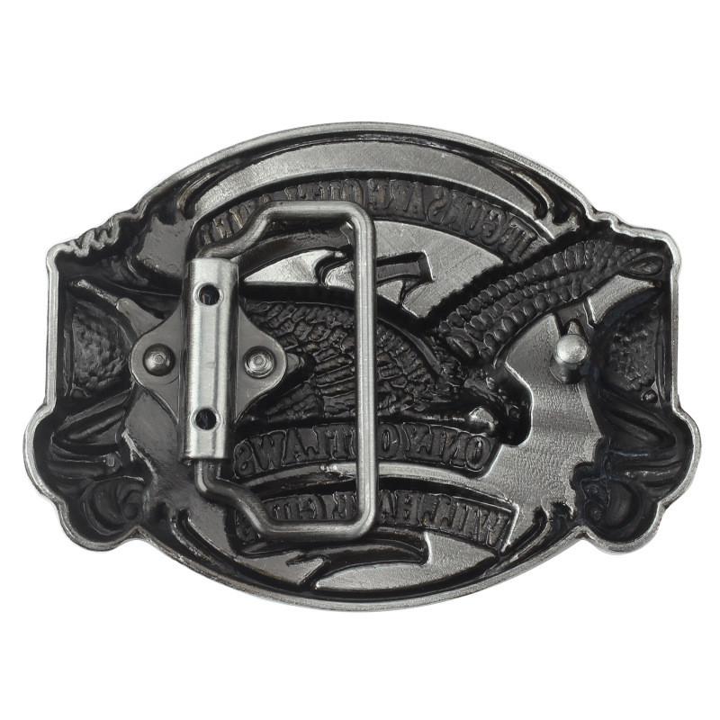 Flying Eagle Men&rsquo;s Belt Buckle Western Cowboy Native American (EG-17-G)