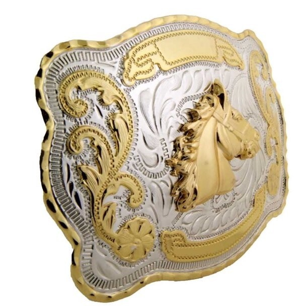 HORSE HEAD BELT BUCKLE ANIMAL HUGE RODEO BIG COWBOY WESTERN Hebillas Vaqueras