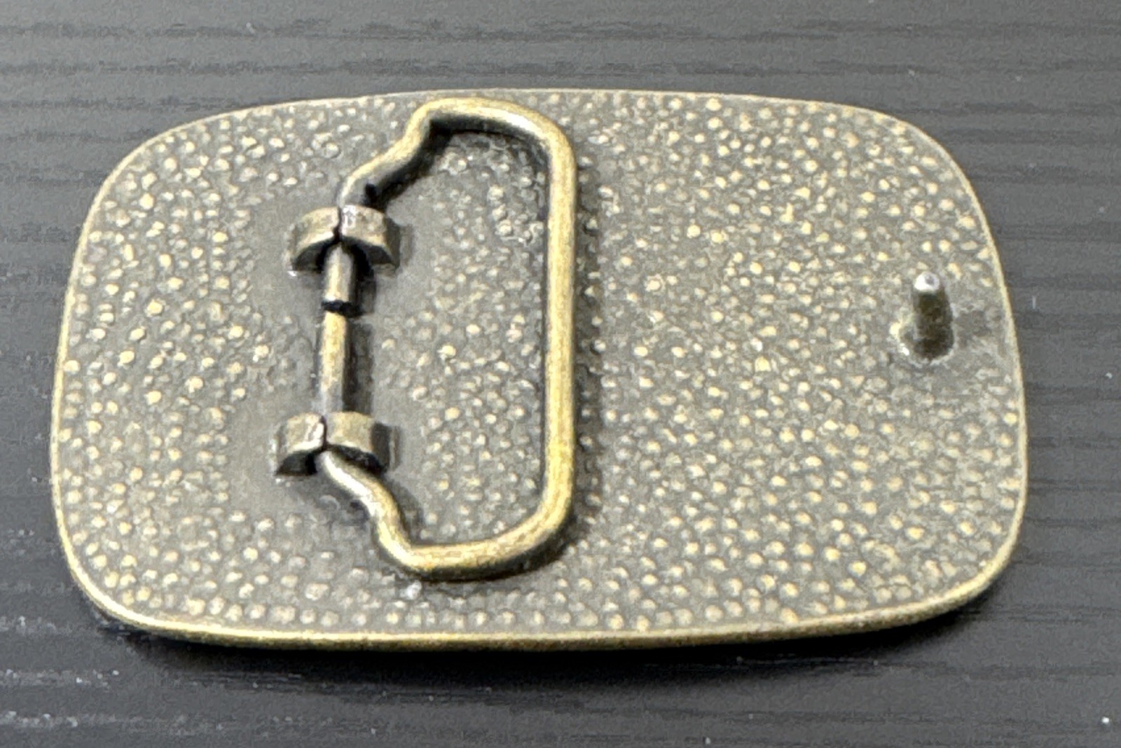 VTG 70s-80s Men&rsquo;s Women&rsquo;s Silver & Brass Tone Metal Dancing Couple Belt Buckle