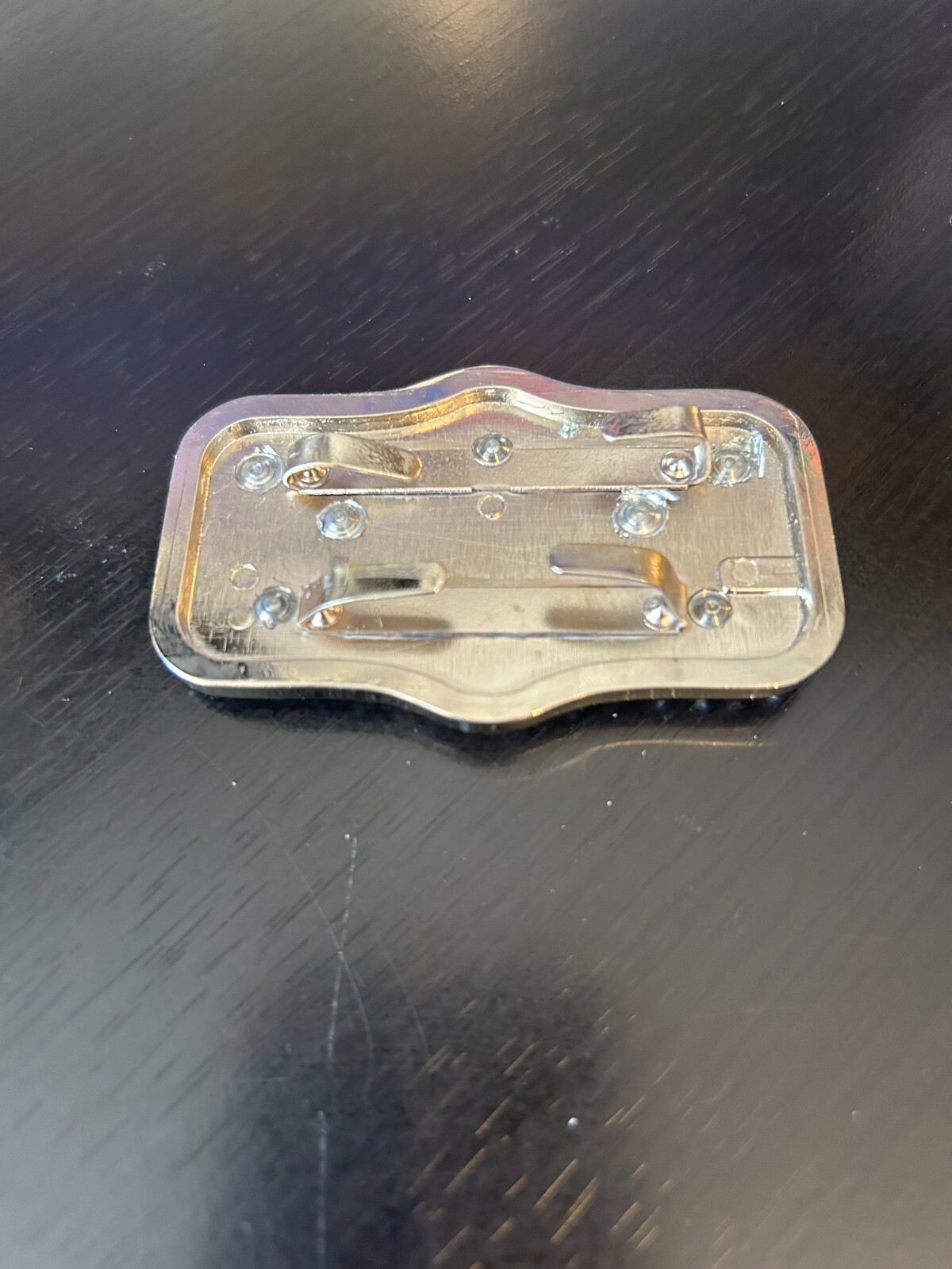Vintage Collectible Kathy Van Zeeland Plaque Two Tone Metal or Belt Buckle Part