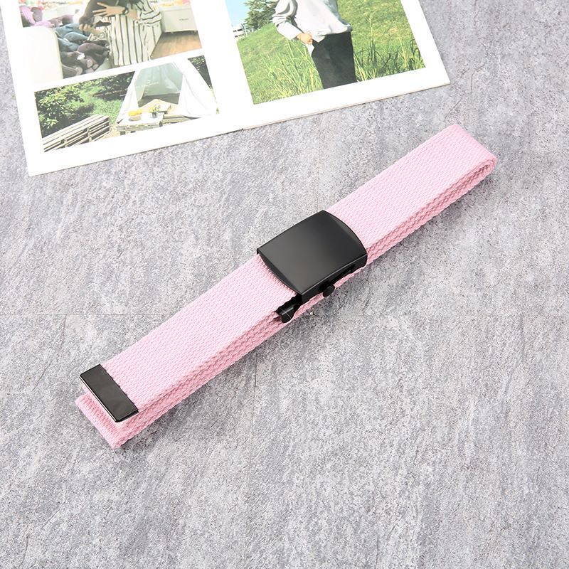 Nylon Belt Alloy Buckle -Versatile Classic Stylish Fashion Accessory 3.8CM Width