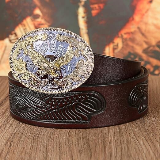 Eagle Belt Buckle Western Rodeo Fashion Cowboy and Cowgirl Hebillas Vaqueras