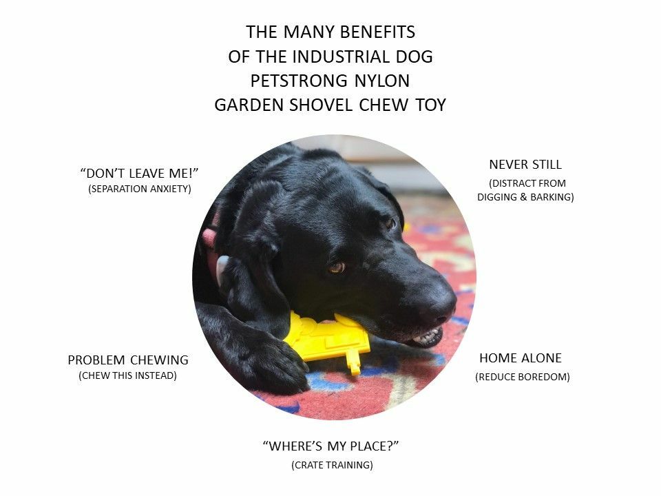 ID Tractor Nylon Toy Ultra Durable Chew Toy – Dog & Puppy Reward toy Yellow
