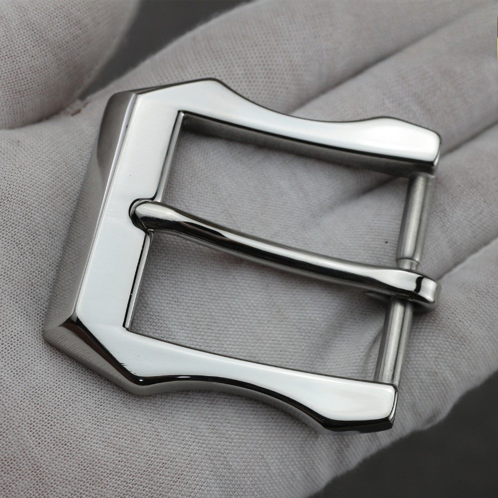 Stainless Steel Single Prong Replacement Belt Buckle Fit 1.5 Inch Wide Belt Chic