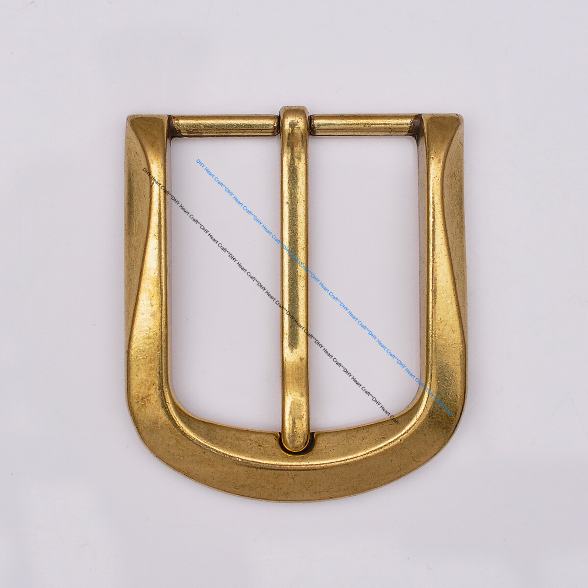 Metal Vintage Gold Mens Single Prong Jeans Pin Handmade DIY Leather Belt Buckle
