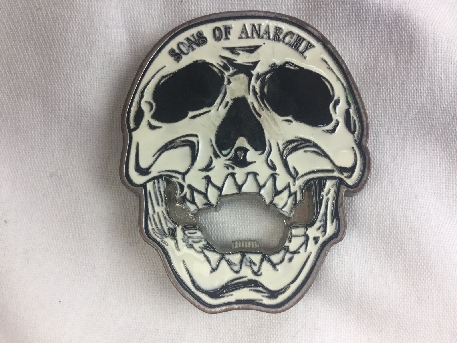 Sons of Anarchy belt buckle AS IS – Missing Metal Loop On Back