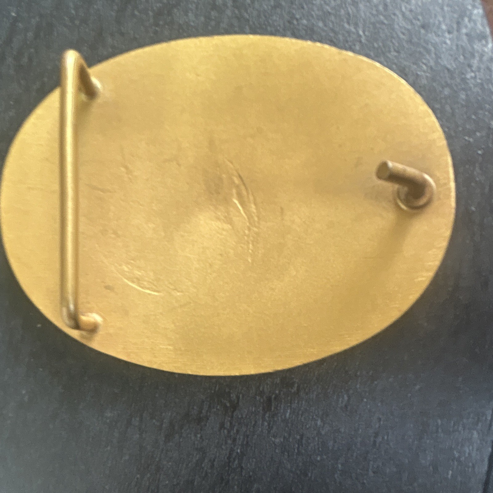 Men&rsquo;s Vintage Gold-Tone Encoal D.O.E. belt buckle from 1992