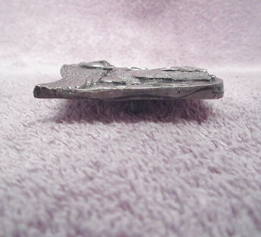 Vintage 1977 Bergamot Pewter Belt Buckle Geese Ducks Towner N Dakota Made In USA
