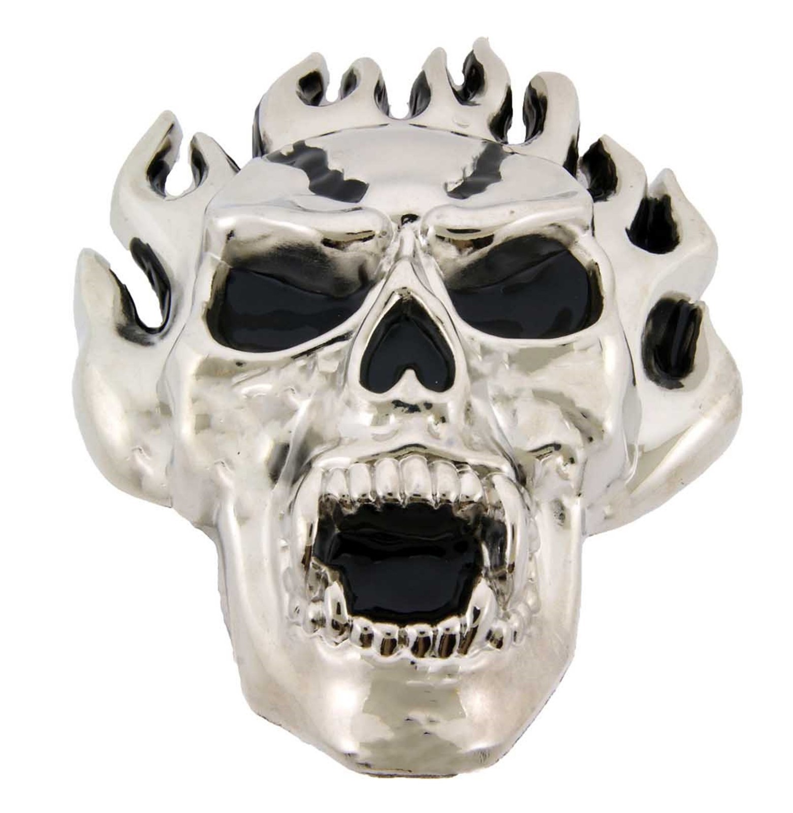 Large Men Skull Skeleton Belt Buckle Tattoo Goth Women Tribal Halloween Costume