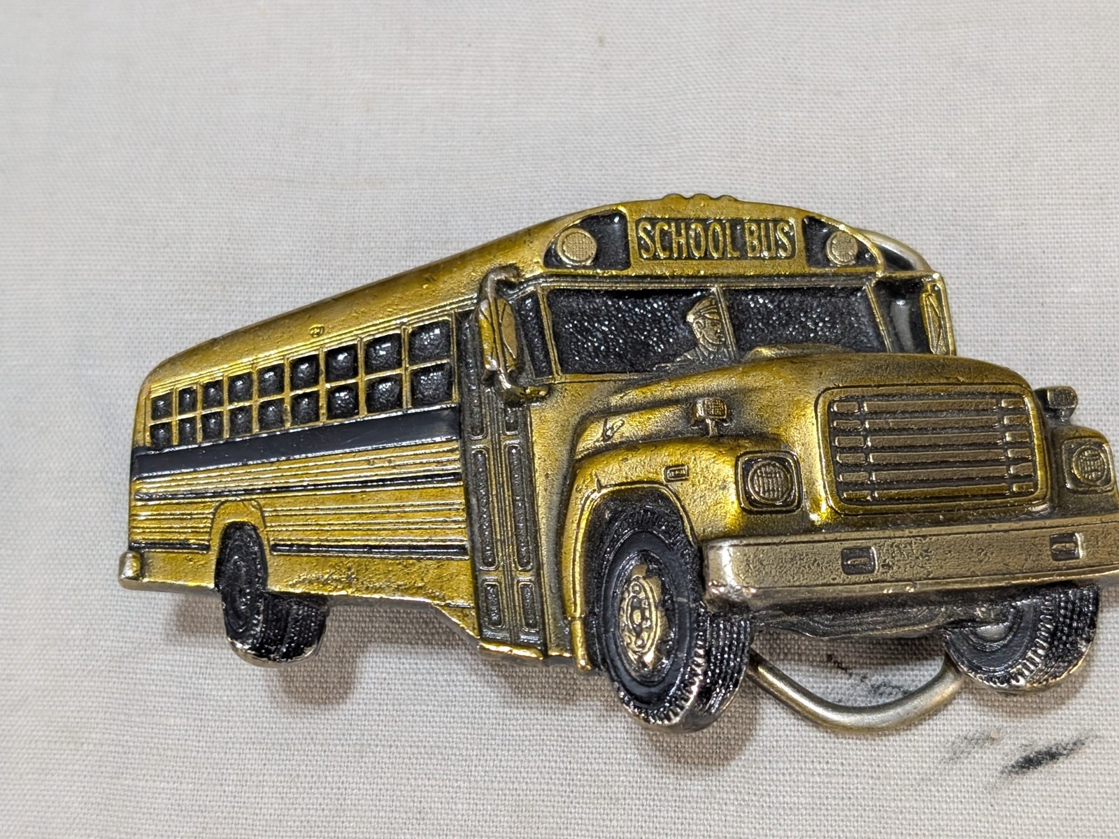 4 Retro Vtg Transportation Bus Belt Buckles. Bergomot Great American Buckle Co.