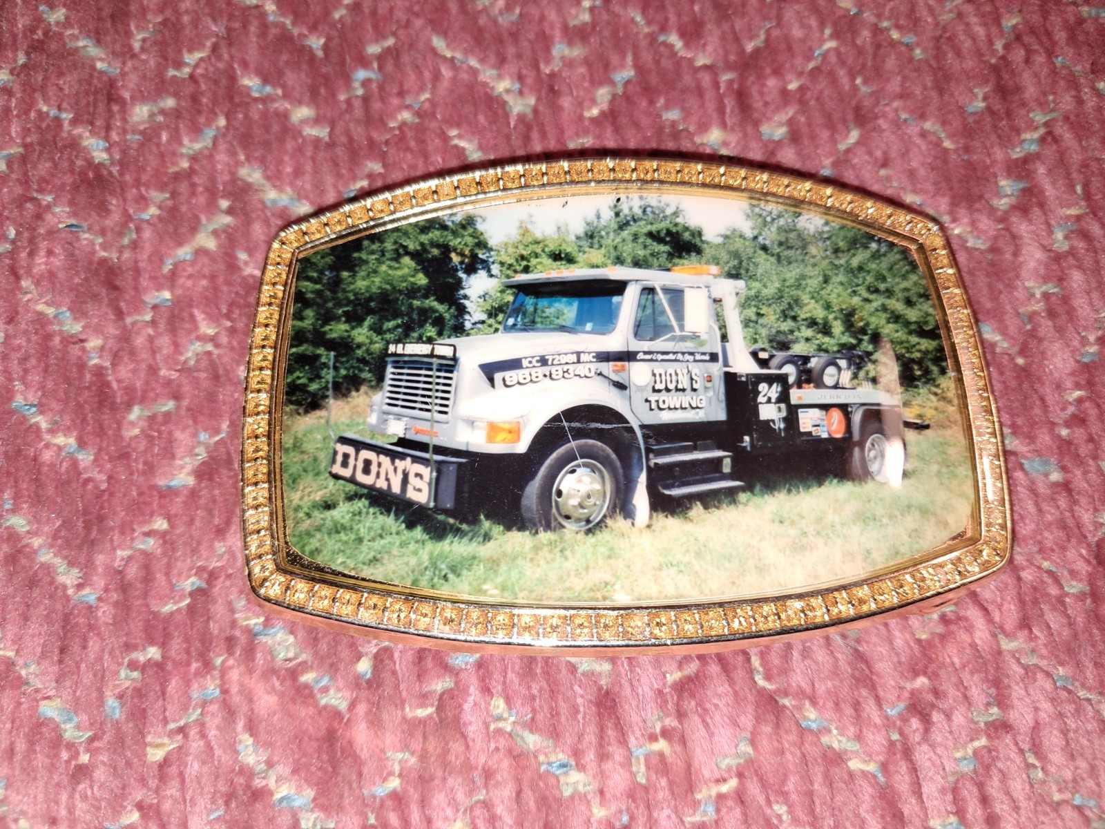 Belt Buckles From DON&rsquo;S TOWING, WESTMONT, IL., Never Worn, Lot of 4