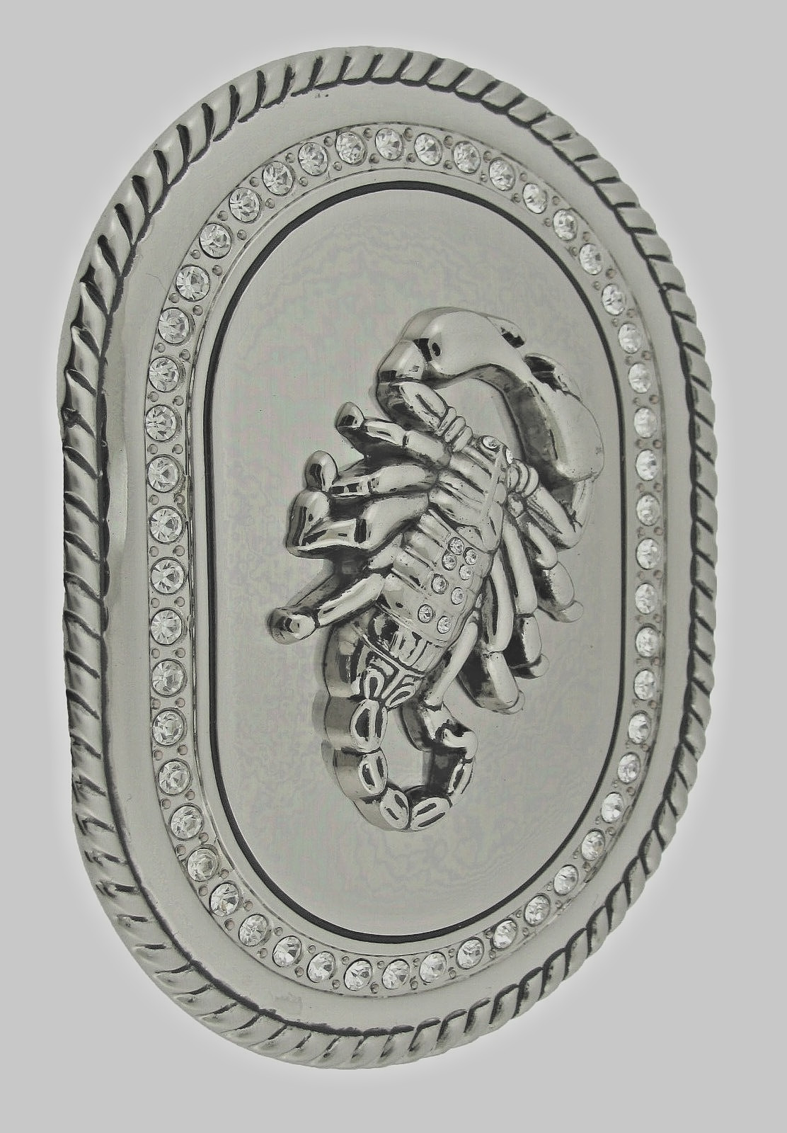 Scorpion Belt Buckles Vintage Men Silver Metal Zodiac Sign Western Cowboy Rodeo