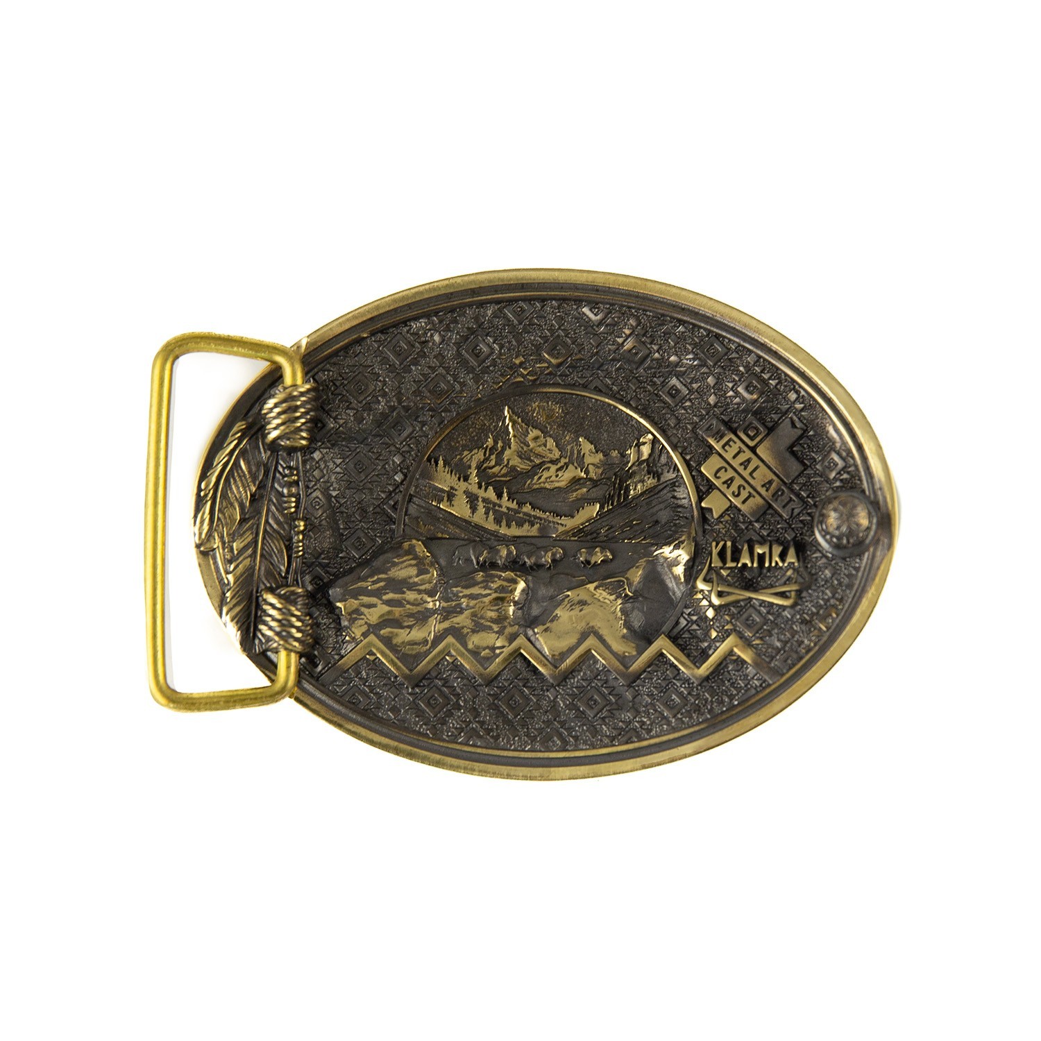 American Bison Buffalo Buckle, Western American cowboy style, Wild West, Cowboy