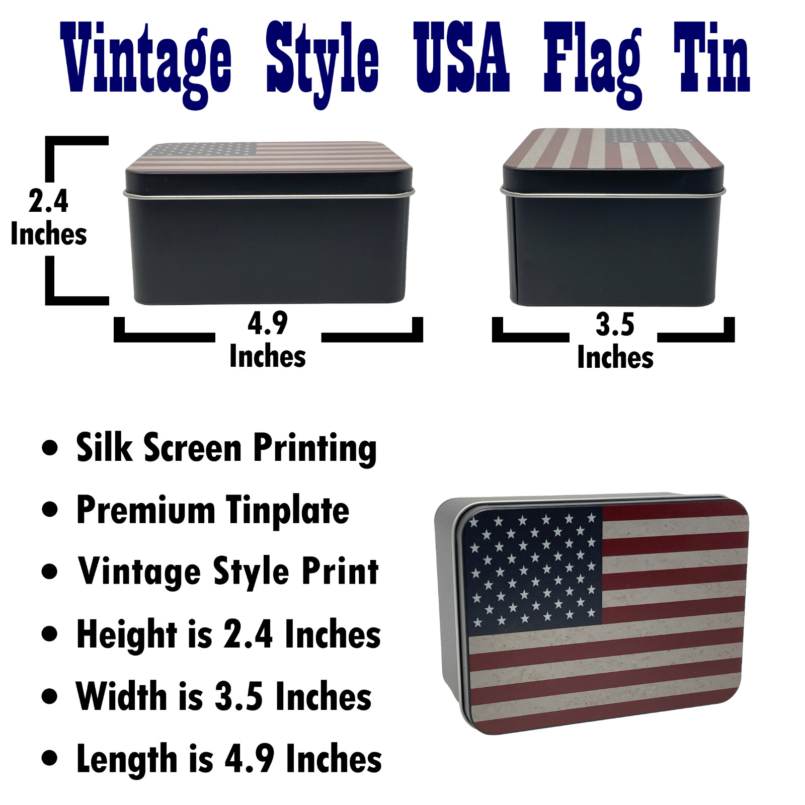 Texas Pride Belt Buckle with USA Flag Container – Western Belt Buckles for Men