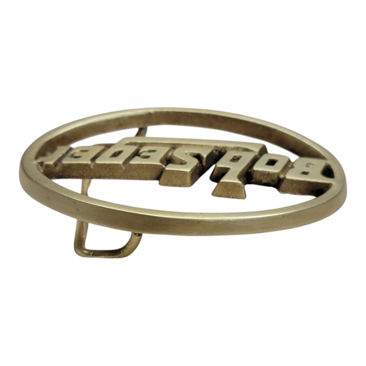 Vintage 1978 Bob Seger Solid Brass Belt Buckle Baron Buckle Rock Band Logo 70s
