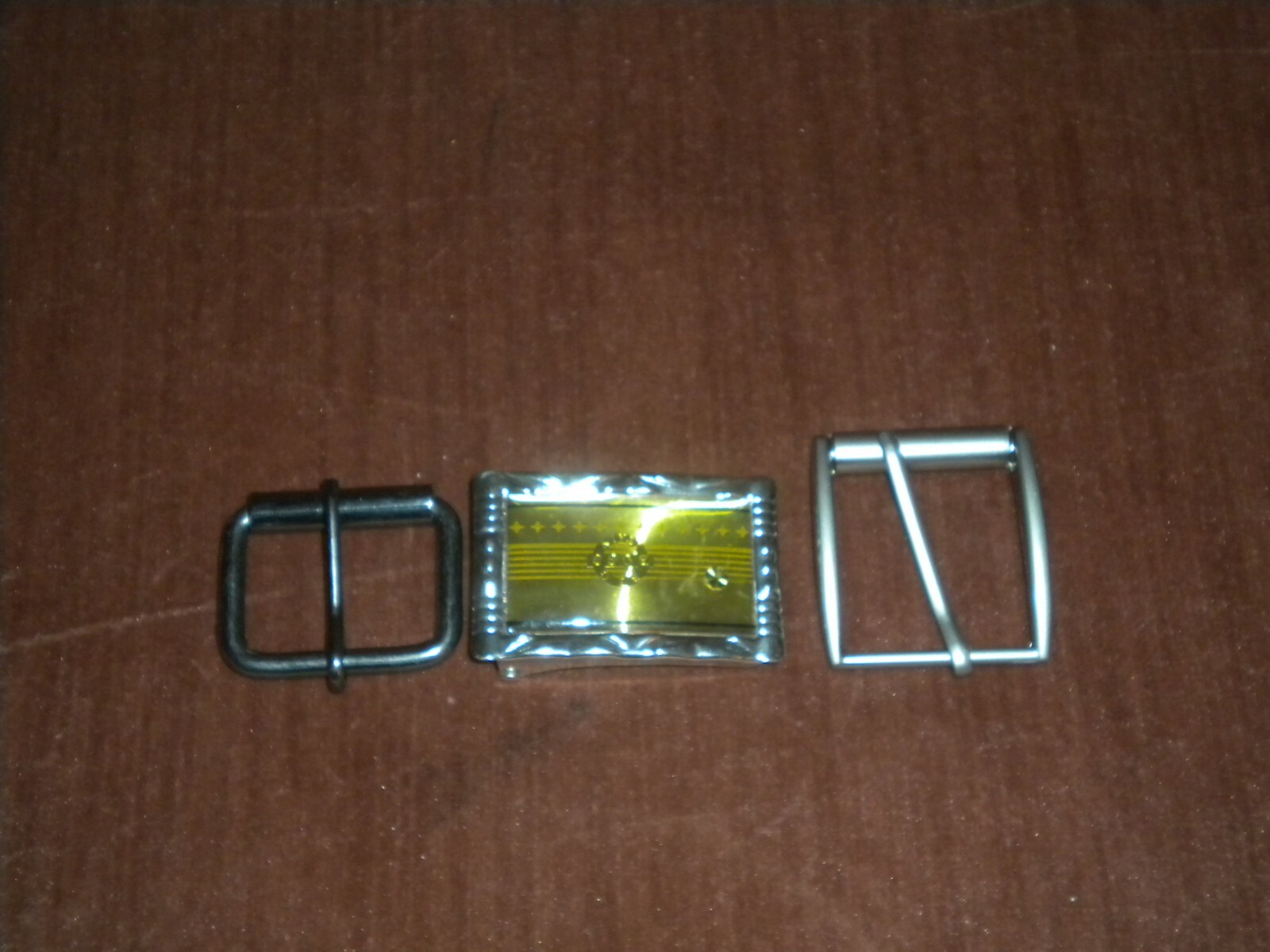 LOTS OF 3 SILVER COLOR BUCKLE FOR 1 1/2 IN WIDE BELT