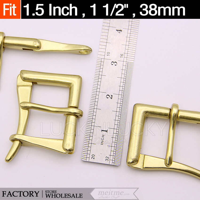 🌟 Brass Quick Release Belt Pin Buckle for 1.5&Prime; Belt Buckles for Firemen -Lot