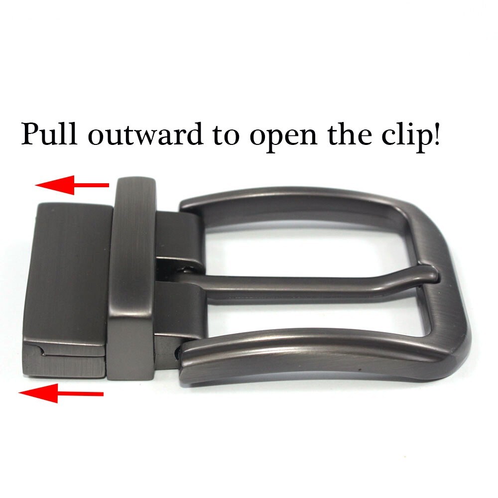 Metal Replacement Belt Buckles Tongue Pin Belt Buckle Fits For 35mm Wide Belt