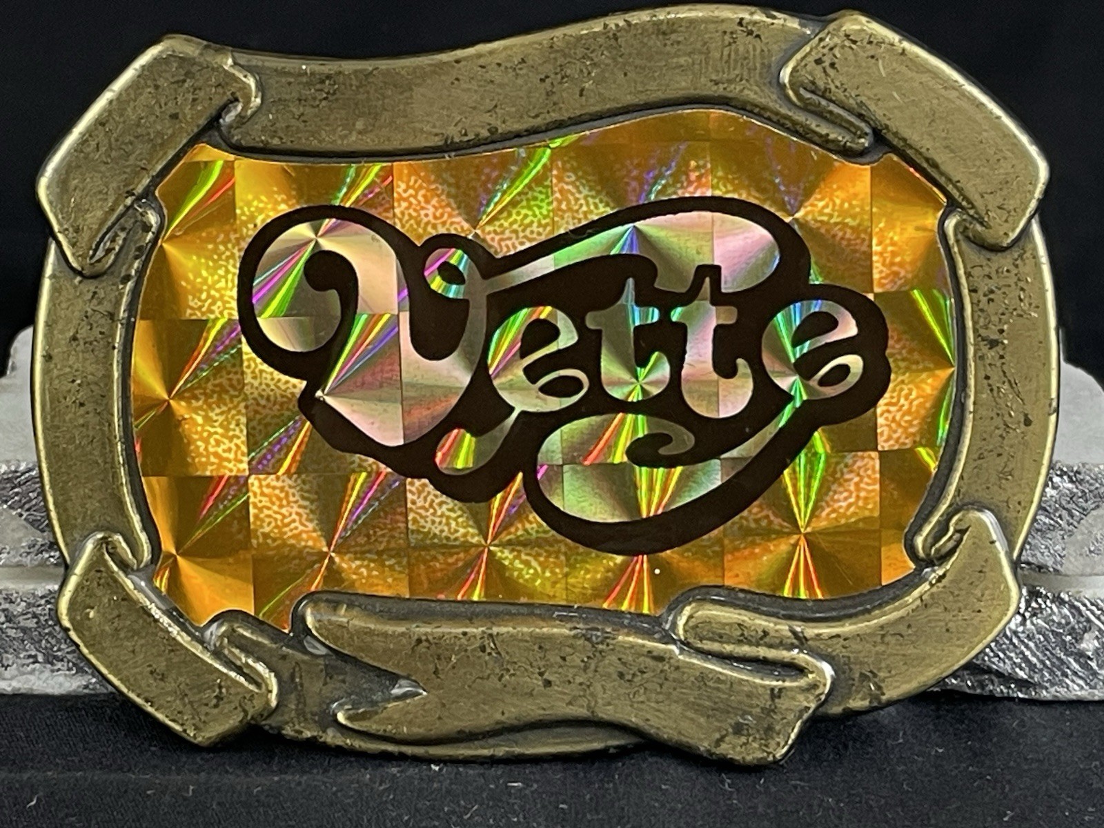1977 Vette Belt Buckle – Free Spirit Collection Chroma Graphics Knoxville Tenn