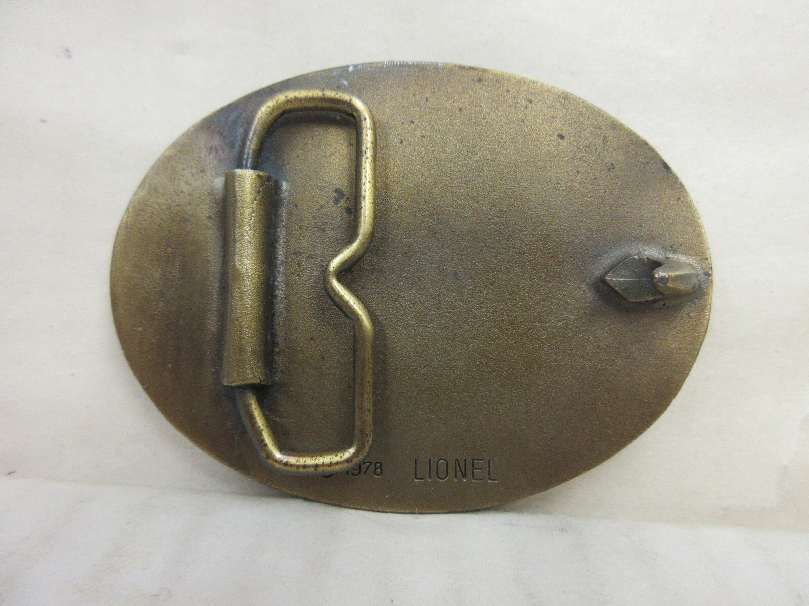 1978 Lionel Trains Locomotive Brass Plated Belt Buckle Men&rsquo;s Fashion Accessory