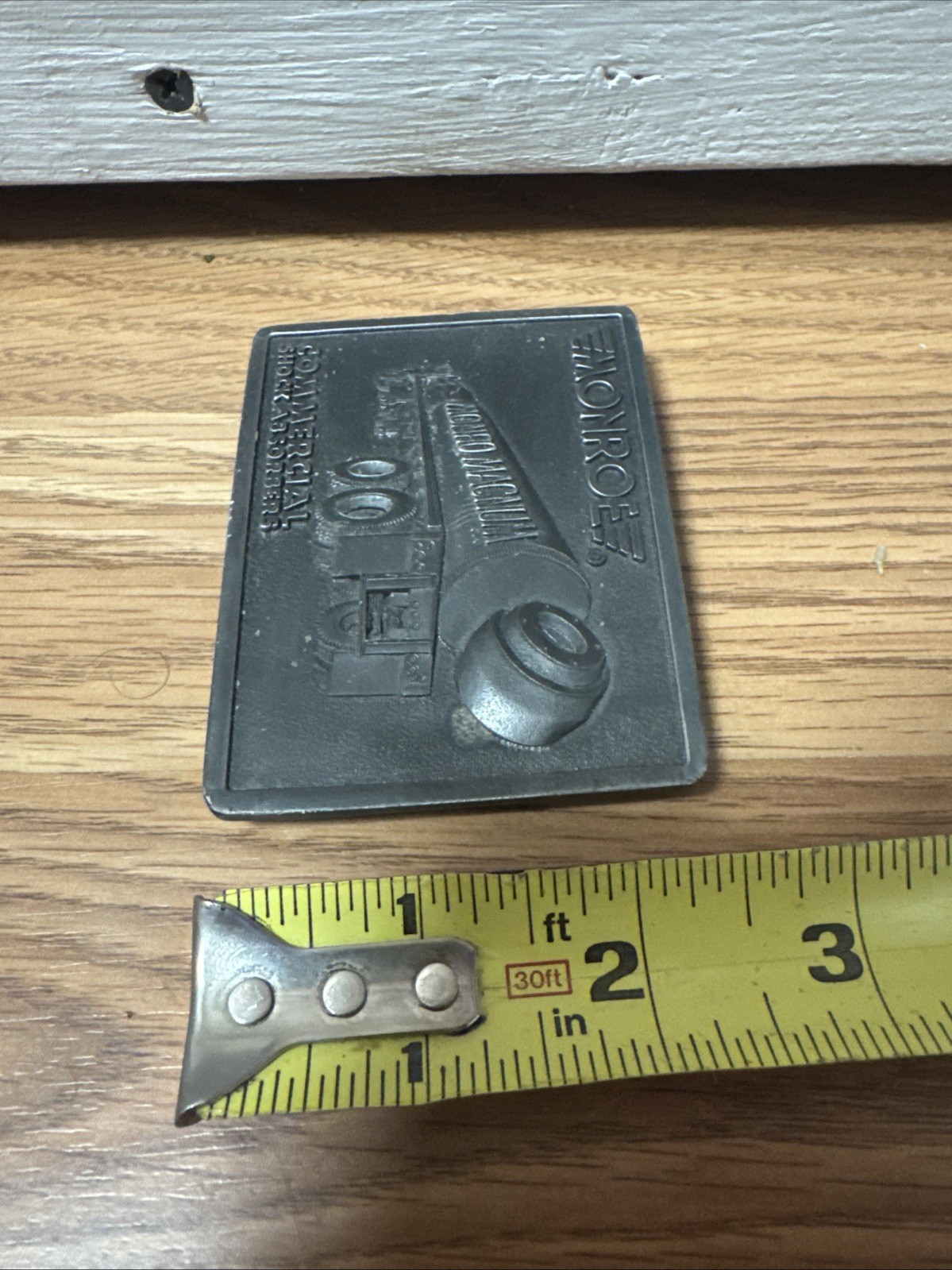 1976 R&S Monroe Commercial Shock Absorbers Flatbed Truck Metal Belt Buckle