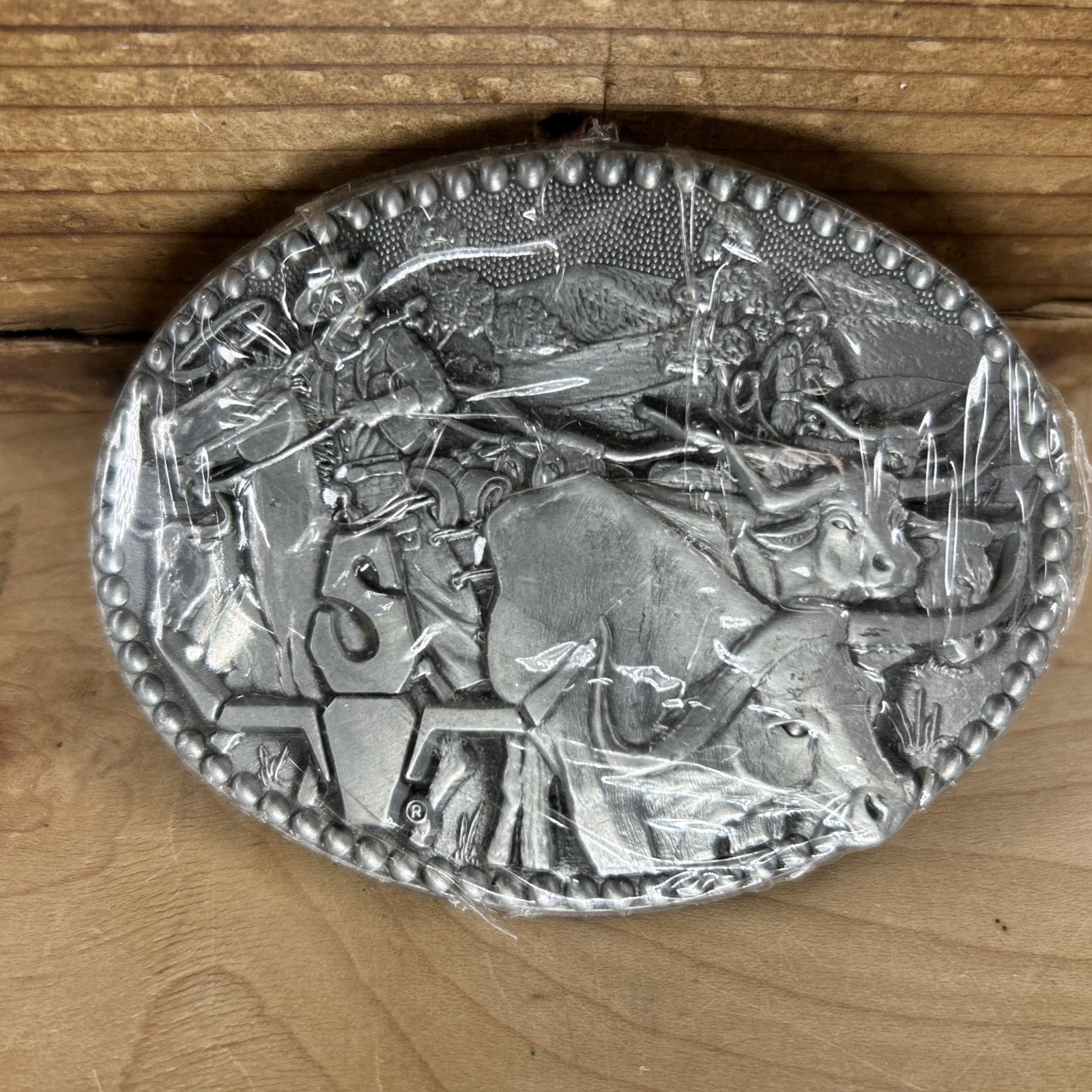 NEW SEALED COWBOY WESTERN CATTLE DRIVE LONGHORN STEER ZEE SERIES BELT BUCKLE