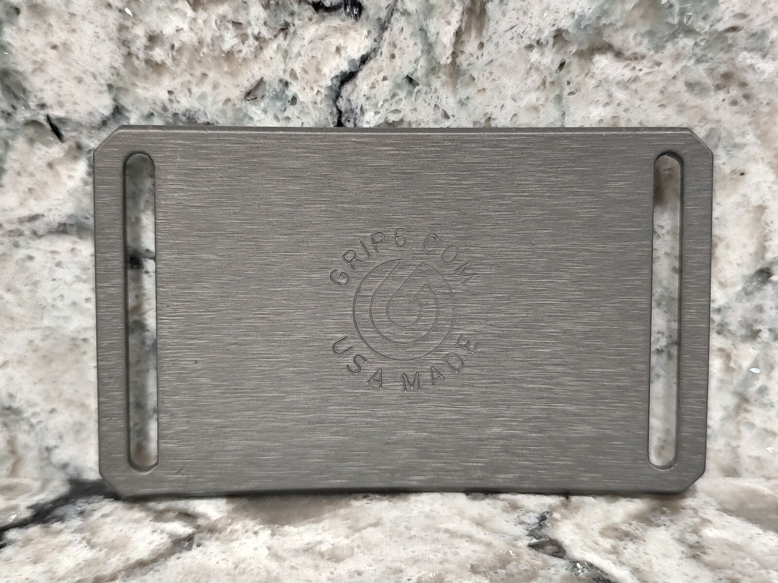 GRIP6 BELT BUCKLE – BISON / AMERICAN BUFFALO – GUNMETAL GRAY – 1.5 INCH WIDE