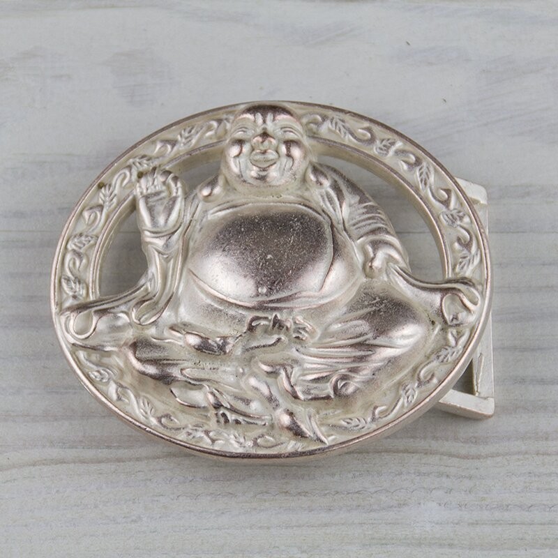 Buddha Belt Buckle Rose Mother of Pearl – Elegant Belt Buckle Women Men