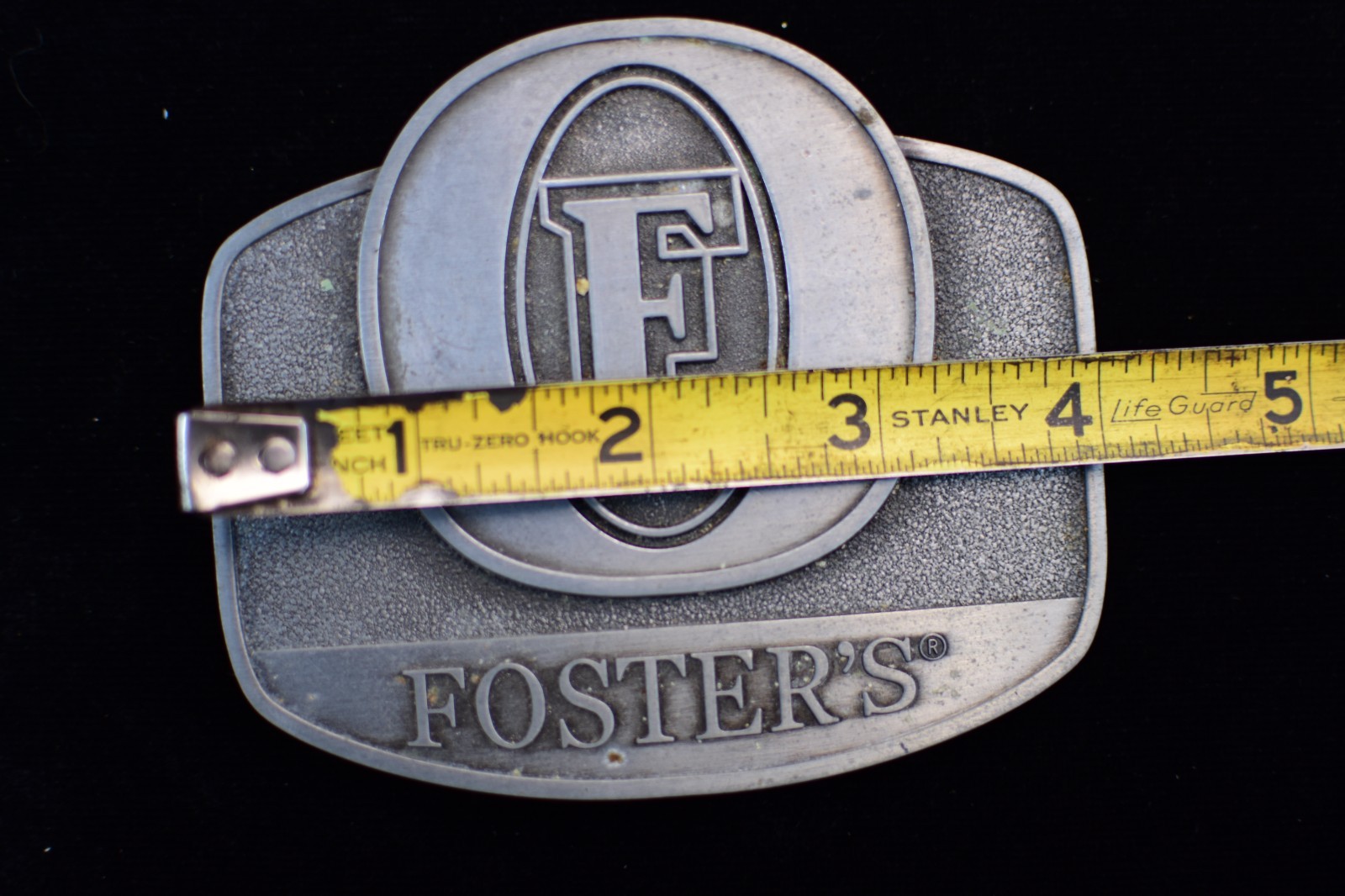 Fosters Beer Belt Buckle Australian Drinking Advertising company Brewery Logo