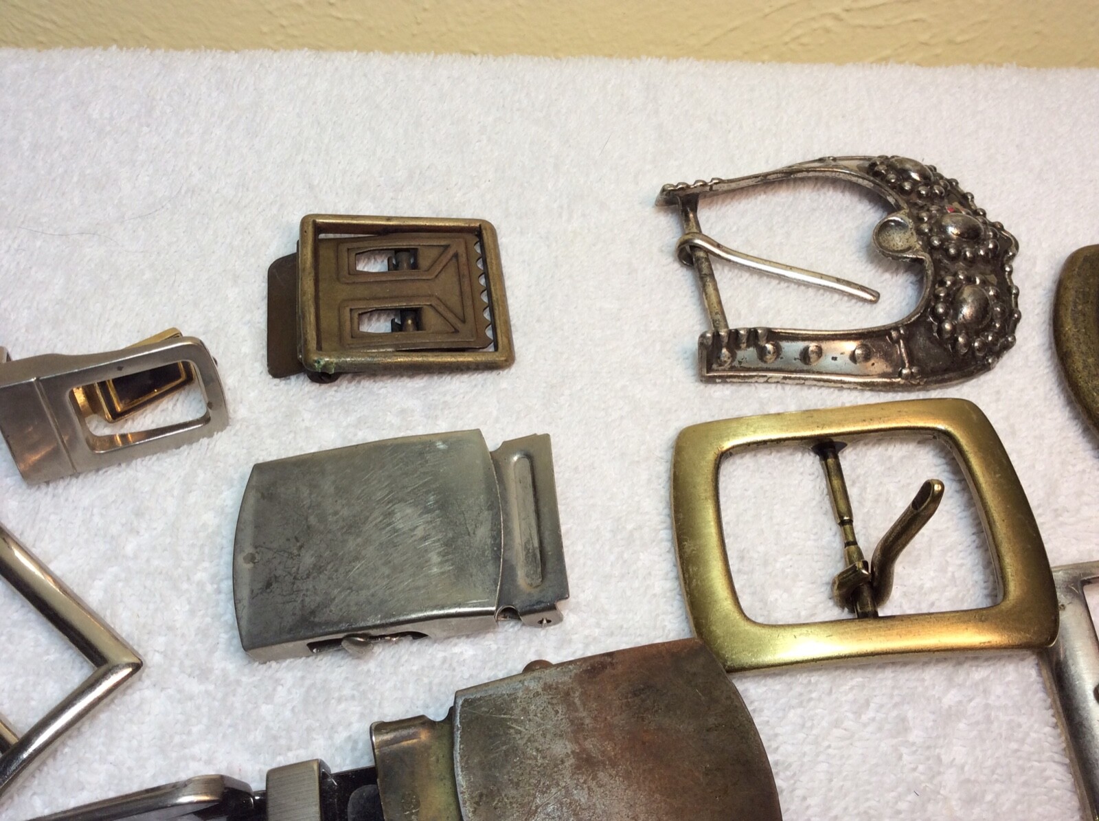 Group of belt buckles
