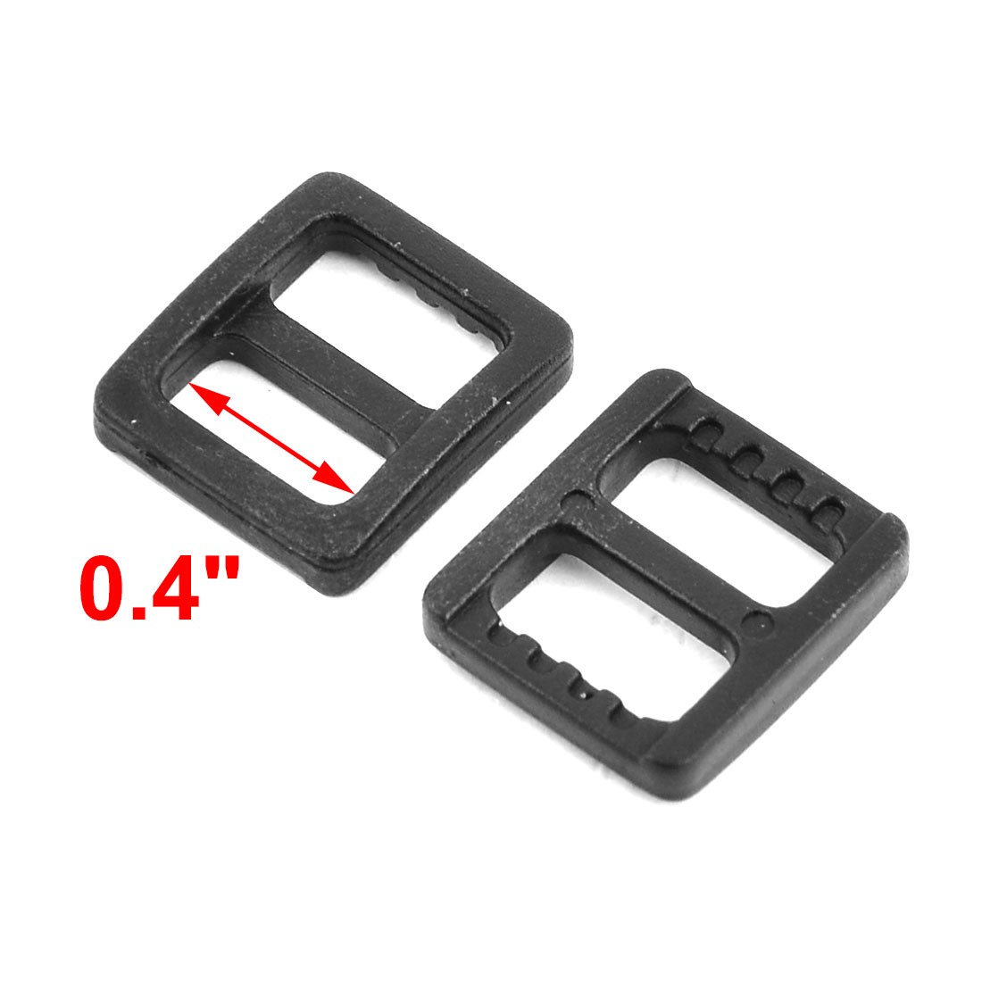Schoolbag Webbing Plastic Adjustable Buckle 10mm Strap Width 30pcs