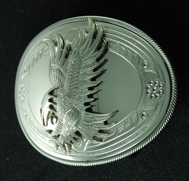 MADE BY ORDER MEN BELT BUCKLE HANDMADE STAINLESS STEEL EAGLE