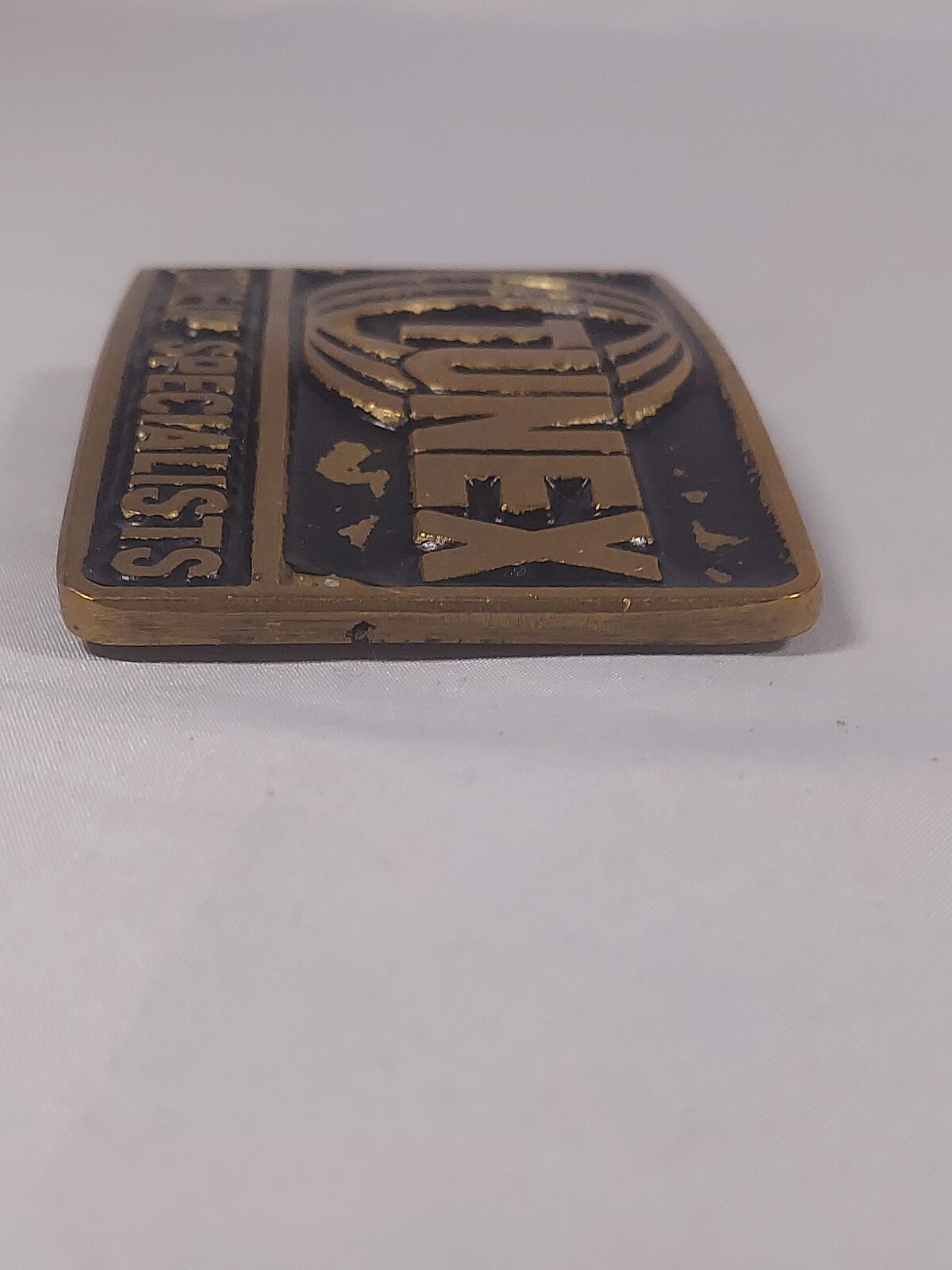 Dynabuckle Brass TUNEX Transmission Belt Buckle Large Cast Metal