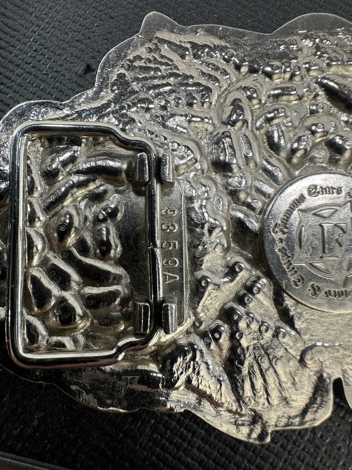 Famous Stars & Straps Triple Rose Belt Buckle Travis Barker Y2K Blink-182